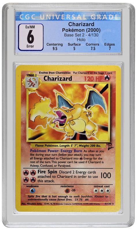 charizard 1995 non holo.